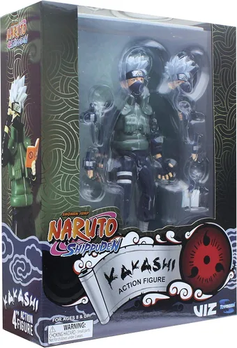 Vista 2 de Toynami Naruto Shippuden Kakashi - Figura de acción de 4 pulgadas