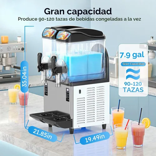 Vista 2 de Mojgar Fabricante congelado comercial de la bebida, máquina granizada