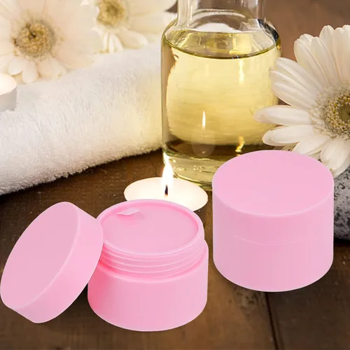 Vista 5 de Envases de plástico,Tarro de loción de plástico con revestimientos Rosa