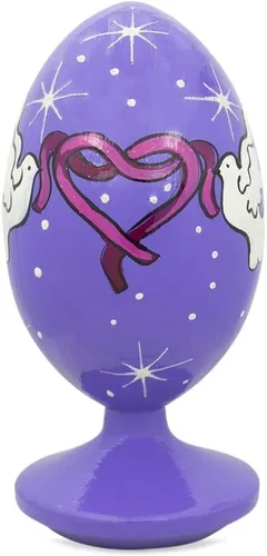 Vista 2 de BestPysanky Figura de madera católica mexicana de Nuestra Señora de Guadalupe 4.75 pulgadas