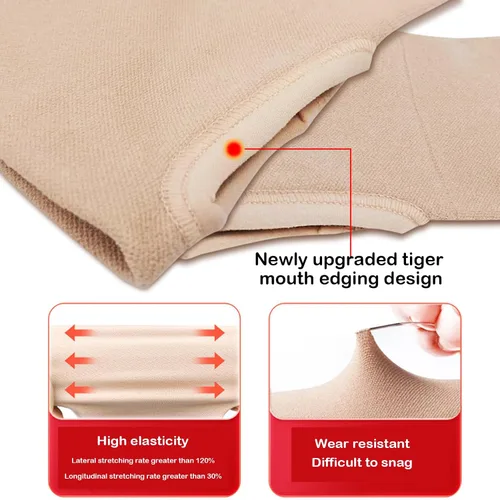 Vista 3 de 1 par de mangas de compresión de muñeca para dolor y apoyo de artritis, soporte de muñeca para mujeres y hombres, protector de muñeca transpirable