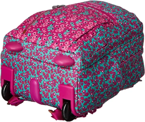 Vista 4 de Vera Bradley Mochila Lighten Up Rolling para mujer, color rosa, talla única, Ditsy Dot, talla única