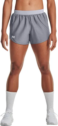 Vista 65 de Under Armour Women's Fly by 2.0 Running Shorts (027) negro / azul glaciar / reflectante