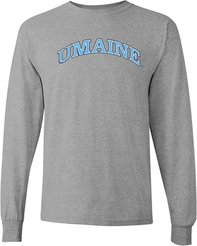 Vista 19 de NCAA oficial de College – University Team Color Arco Logo Manga Larga