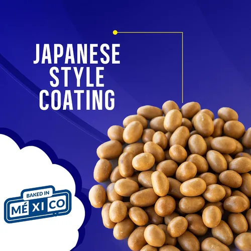 Vista 5 de Manzela Cacahuetes crujientes de sabor japonés Bolsa grande resellable de 31.16 oz (31.16 onzas), favorito mexicano con un toque japonés, sin