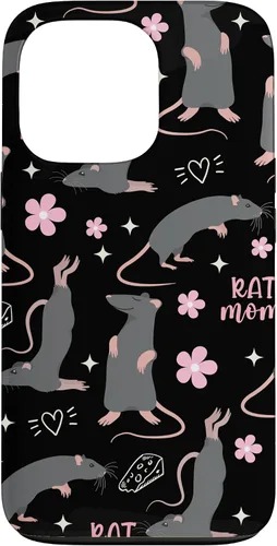 Vista 10 de Funda para iPhone 13 Pro Max Rat Mom Cute Rat Owner Keeper Pet Lover