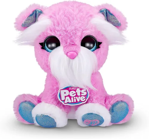 Vista 2 de Pets Alive Pet Shop Surprise Serie 2 (cachorro) de ZURU, suave juguete de peluche interactivo electrónico, habla y repite (Speak and Repeat)