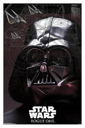 Vista 20 de Trends International Star Wars: Rogue One - Póster de pared de Lord Sith, 14.725 x 22.375 pulgadas, versión enmarcada de madera de granero