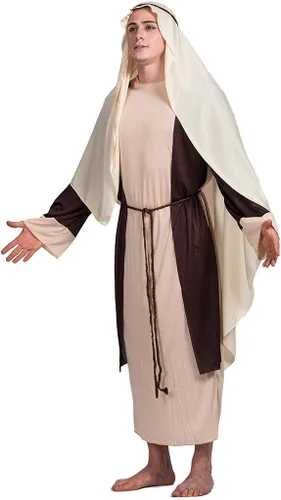 Vista 3 de EraSpooky Disfraz religioso bíblico de San José para hombre