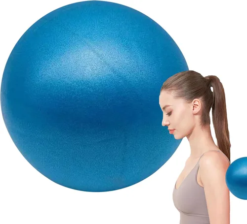 Vista 6 de Pelota de pilates – Pequeña pelota inflable de gimnasio para fitness Equipo de yoga para entrenamiento de muslos, piernas, brazos, abdomen