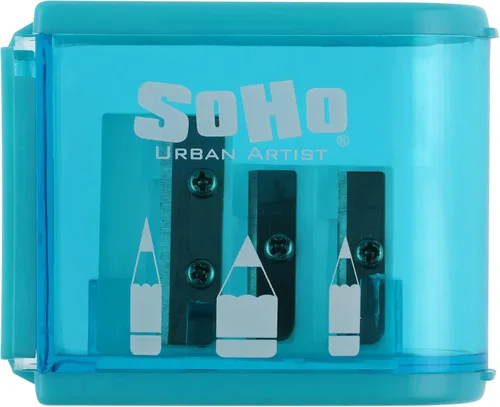 Vista 9 de SoHo Urban Artist Sacapuntas de 3 agujeros, perfectos para afilar sobre la marcha, regreso a clases, artistas de todos los niveles y más.