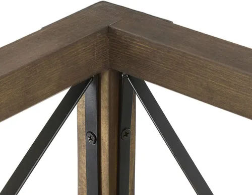 Vista 8 de Lámpara de araña de granja para comedor, lámpara rectangular de 5 luces, iluminación de isla de cocina de madera, 31.5 pulgadas de largo