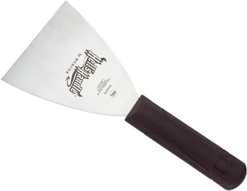 Vista 18 de Espátula "Hell's Handle" de Mercer Culinary, de 5 x 4 pulgadas, resistente, Plateado