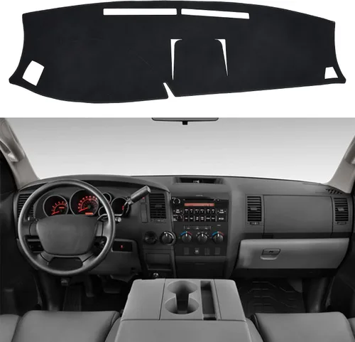 Vista 17 de SPEEDWOW Cubierta Alfombrilla para Tablero de Instrumentos Tapete Alfombra Compatible para Toyota Camry 2002-2006 Alfombrilla para Tablero Cubiertas