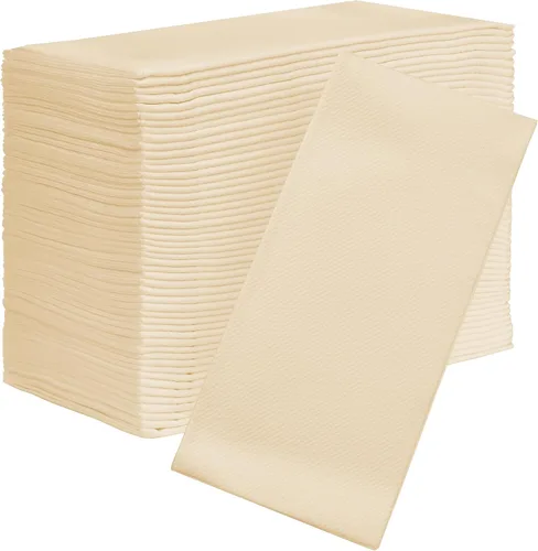 Vista 11 de Servilletas de papel American Homestead - Servilletas desechables tipo lino para cena BBQ - Servilletas de mesa de calidad de restaurante