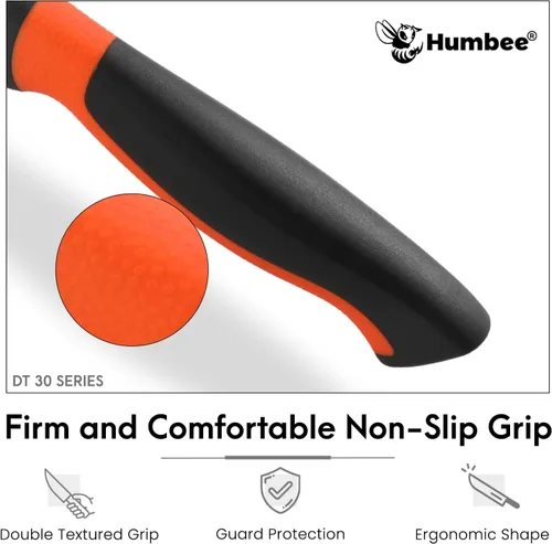 Vista 6 de Cuchillo de pan dentado de 10 pulgadas, cuchillo de hoja de acero inoxidable de alto carbono premium para pan con mango ergonómico, certificado NSF