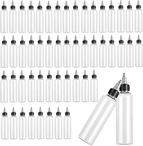Vista 9 de Paquete de 36 botellas dispensadoras transparentes con tapas