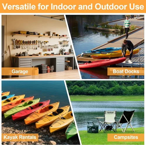 Vista 8 de Kayak Racks for Garage and Outdoor Storage Storage Rack for Kayak, Canoe, Surfboard & Paddleboard