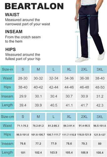 Vista 6 de Men's Fleece Sweatpants Open Bottom Sweat Pants Drawstring with Pockets for Workout Track Lounge