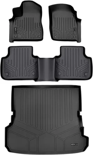 Vista 40 de MAXLINER Juego de alfombrillas de piso y forros de primera fila para Audi A4 / S4 Sedan / A4 Allroad 2017-2025