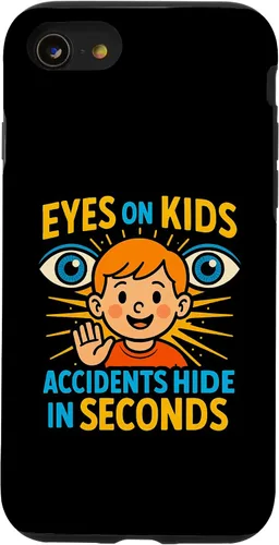 Vista 18 de Eyes on Kids Child Safety Gift for Moms, Granny, Grandad Case for iPhone 16