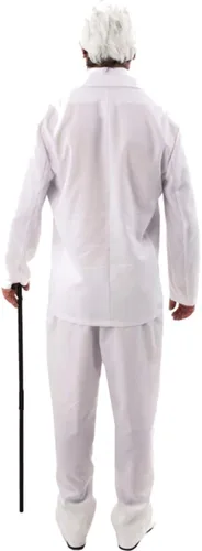 Vista 3 de Orion Costumes Disfraz de The Coronel Food White Suit para hombre