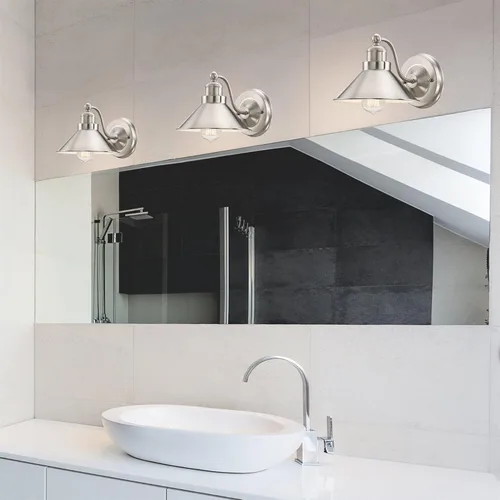 Vista 8 de Kira Home Welton - Aplique de pared industrial moderno de granja de 11 pulgadas para baño
