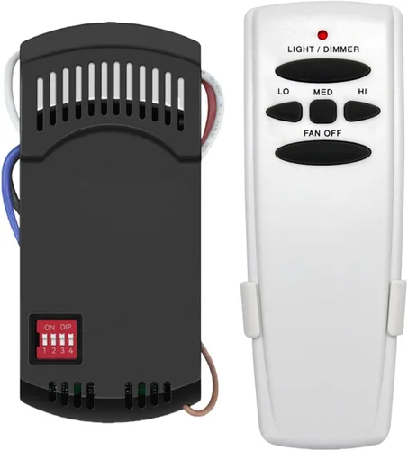 Vista 7 de Kit de control remoto universal para ventilador de techo con atenuador para Hampton Bay for AC Ceiling Fan,3-Speed Light Dimmer, Replaces UC7078T