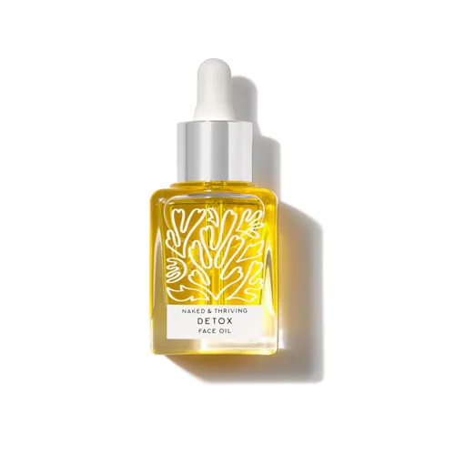 Vista 2 de Naked & Thriving Aceite facial Detox Balancing Cuidado de la piel orgánico, vegano y derivado de origen natural Para pieles grasas y propensas a