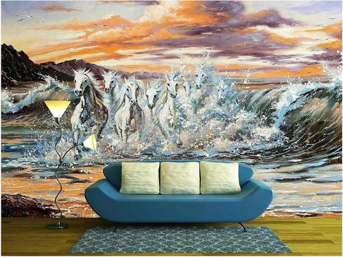 Vista 18 de wall26 - Mural adhesivo decorativo para pared (tamaño grande), WMR-WP-X-DD51-66x24x4 obra de arte 01