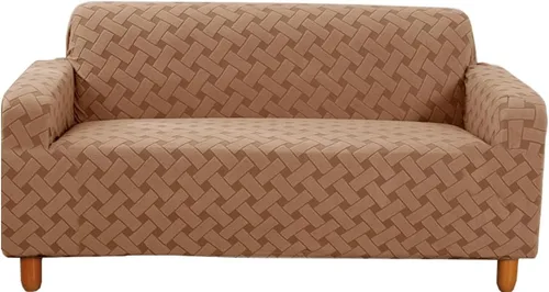 Vista 18 de Fundas elásticas para sofá de 1/2/3/4 plazas, funda para sofá biplaza/sillón, funda de sofá modular en forma de L, protector universal de muebles