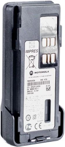 Vista 3 de Motorola Solutions PMNN4493A IMPRES 3000 mAh batería de iones de litio