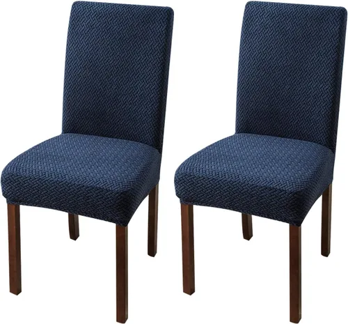 Vista 18 de Genina Fundas impermeables para sillas de comedor, cocina, fundas para sillas de comedor Parson (beige, 2 unidades)