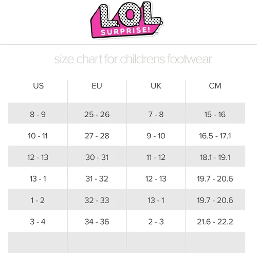 Vista 6 de LOL Surprise Sandalia para niña sandalia con MC Swag Bling Queen y más talla de niño 8-9 a talla de niños 1-2 a partir de 3 años