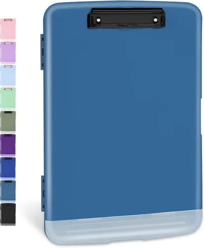 Vista 19 de Sooez Portapapeles con almacenamiento, tableros de clip de alta capacidad de 8.5 x 11 pulgadas con almacenamiento, carpeta de portapapeles