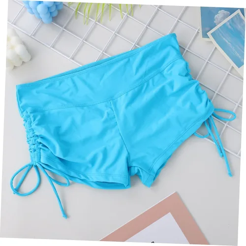 Vista 7 de Kisangel 2pcs Pants High Waisted Swim Bottoms for Women Ladies Swimsuit Swim Suits for Boys Bikini Shorts
