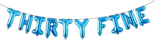 Vista 15 de Cartel de 30 globos finos para fiesta de cumpleaños de 30 años para hombres y mujeres, decoración de fiesta de cumpleaños de 30 años, decoración