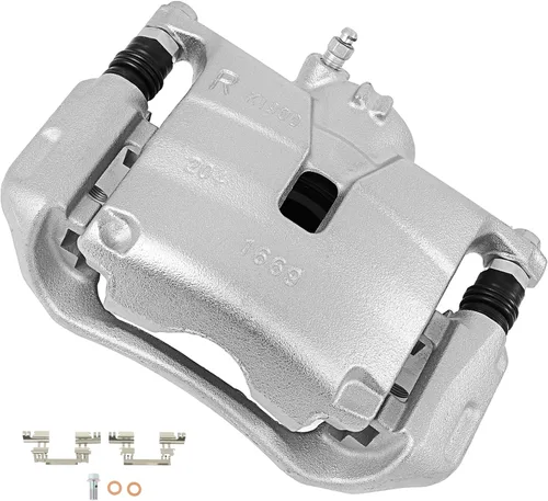 Vista 62 de cciyu 18B4918A Pinza de freno delantera derecha con soporte para Cadillac, para Chevy, para GMC