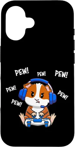 Vista 32 de Girls Boys Wheek Merch Kids Video Gamer Guinea Pig Lover Case for iPhone 17
