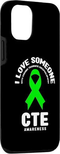 Vista 3 de Camiseta de concientización para iPhone 15 CTE - Amo a alguien con funda de concientización CTE