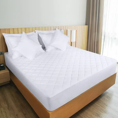 Vista 6 de Utopia Bedding - Protector de colchón acolchado ajustable, protector de colchón individual XL con bolsillo profundo que se estira hasta 16 pulgadas