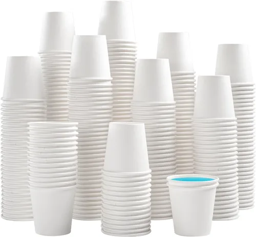 Vista 9 de Lamosi Paquete de 240 tazas de papel de 10 onzas, tazas de café desechables de 10 onzas, tazas para bebidas calientes/frías para agua, jugo o té