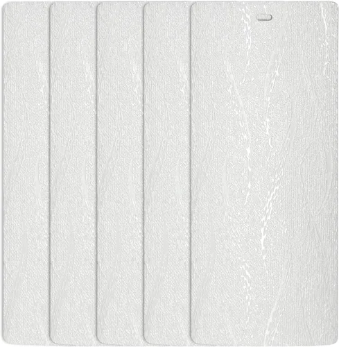 Vista 5 de DALIX Palm Taupe - Láminas de textura vertical para ventana, 46.5 unidades, 5