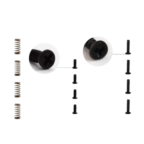 Vista 2 de Cerraduras de repuesto de metal para Nintendo Switch/Switch OLED Joycon Lock Hebillas para NS Switch con tornillos Muelles para pestillos