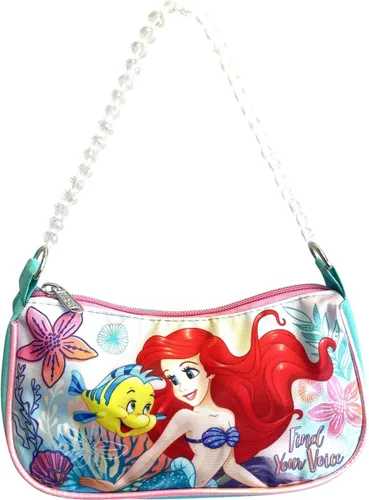 Vista 2 de Bolso de hombro con licencia de Disney para niña pequeña con asa de cuentas