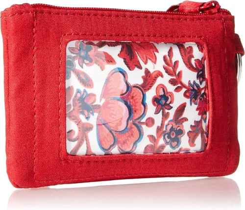 Vista 2 de Combo de funda de identificación con cremallera de algodón para mujer y cordón