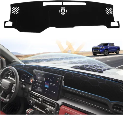 Vista 27 de Sunsdrew - Cubierta de salpicadero para Dodge Ram 1500 2500 3500 2010-2018