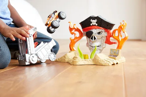 Vista 4 de Hot Wheels Splash Rides, Monster Jam Pirate Takedown - Juego de juego
