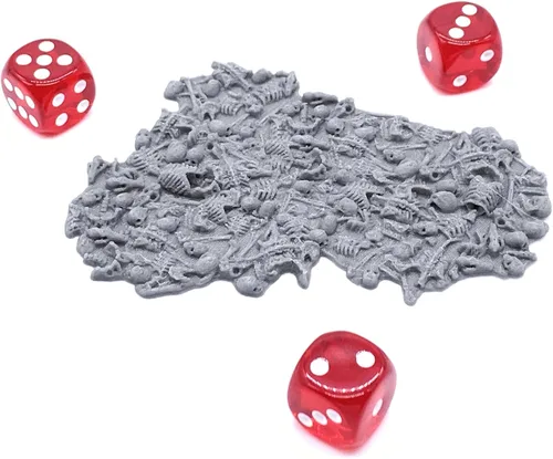 Vista 2 de EnderToys Bone Piles by Printable Scenery, 3D Impreso RPG Scenery y Wargame Terrain 1.102 in Miniaturas