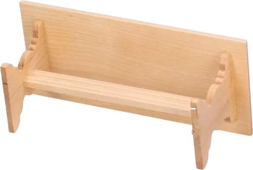 Vista 8 de Juego de mesa y banco de madera para casa de muñecas a escala 1:12, muebles de casa de muñecas en miniatura, mesa de comedor larga para sala